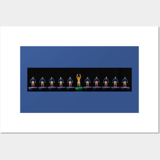 Rangers FC subbuteo team Posters and Art